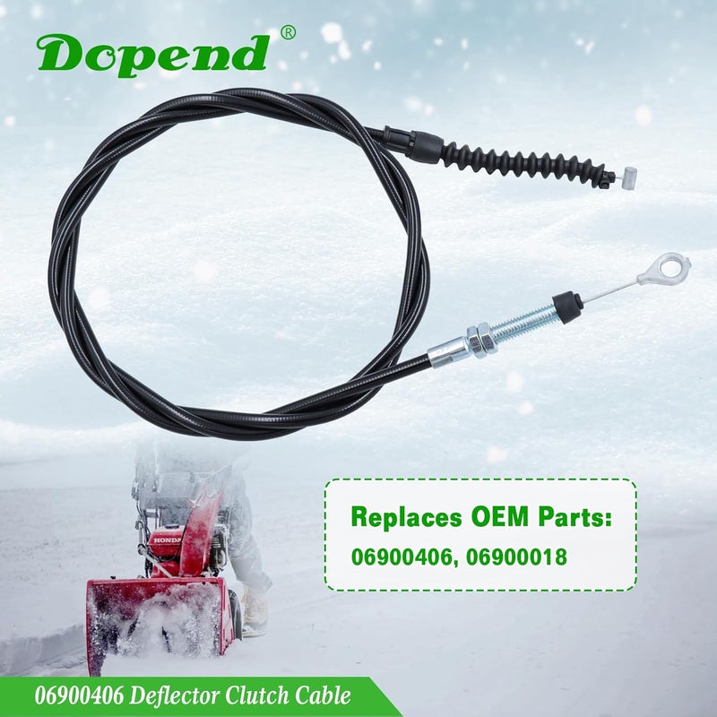 Dopend 06900406 Deflector Clutch Cable for Ariens Deluxe 24, 27, 28, 30, Ariens Pro 26, 28, 32, 36 Snowblowers, Replaces 06900406, 06900018 - Image 3